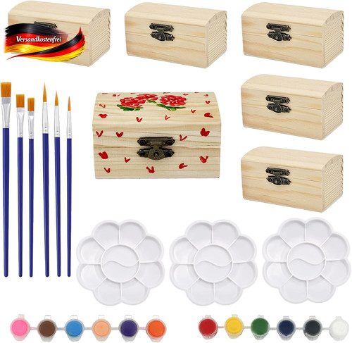 Mini schatztruhe holz - mini,