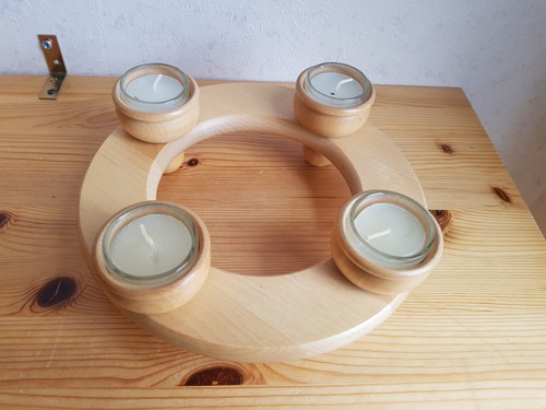 Holzkranz adventskranz - 🎄holzkranz,