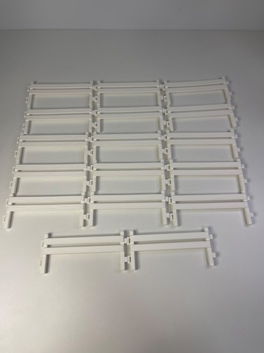 17x schleich zaun - zaun, weiß