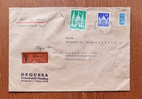 Wertbrief der degussa aus - wertbrief,