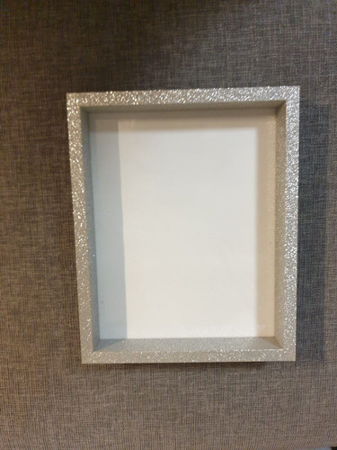Fotorahmen silber glitzer 20 - ,