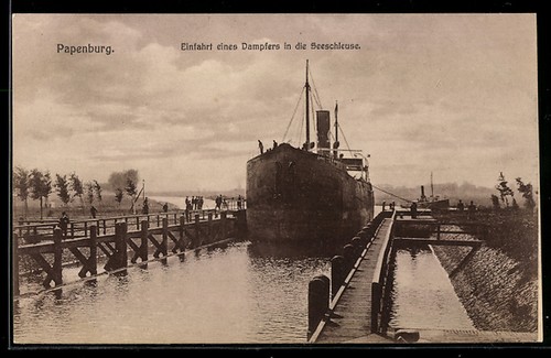 Papenburg einfahrt eines - einfahrt,