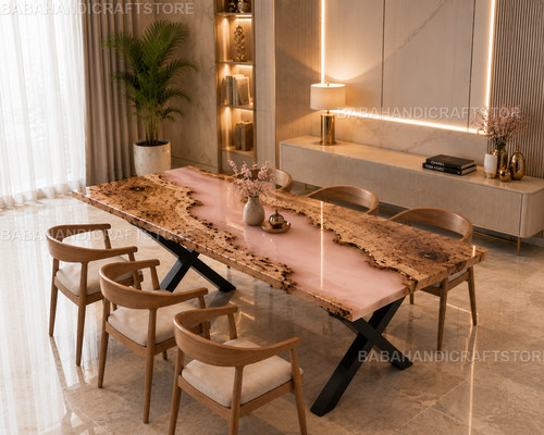 Rosa epoxid river table - rosa,