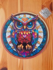 Eule Herbst Fensterbild