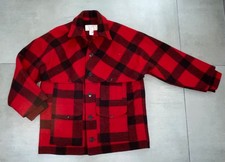 Orig. FILSON Jacke 46 Wolle ROT Check