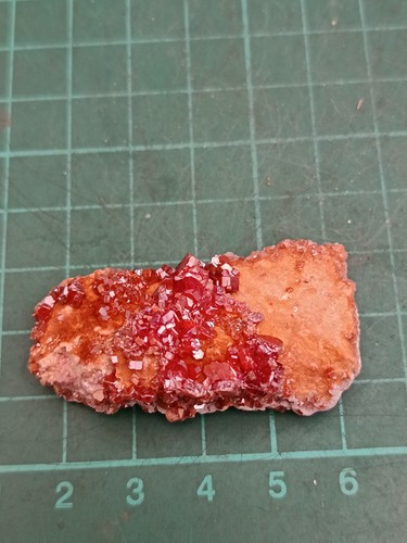Vanadinit kristalle auf - kristalle, baryt