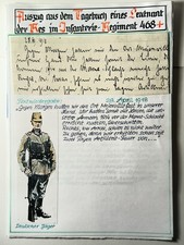 WW1 Tagebuch 11 Auszüge