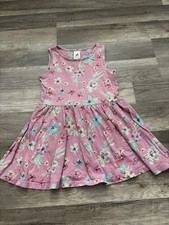 Mädchen Sommerkleid pink Gr 110 bunte Blumen Palomino