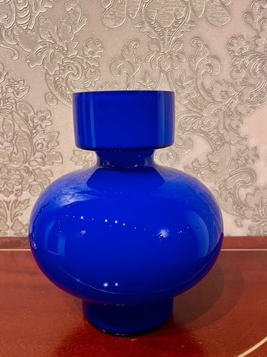 Midcentury vase kobaltblau - kobaltblau, v
