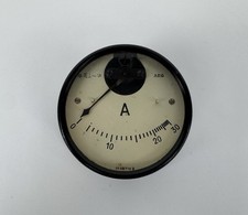 40er Jahre Aufbau Messgerät - Metallgehäuse - AEG Amperemeter - 0 - 30 A
