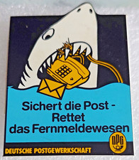 Abzeichen Button Pin Gewerkschaft Politik Deutsche Postgewerkschaft