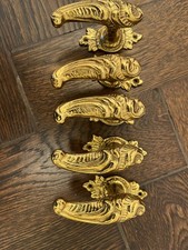 Fenstergriff Messing Antik