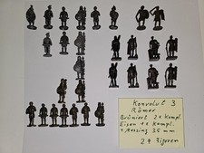 Metall Figuren Konvolut Römer