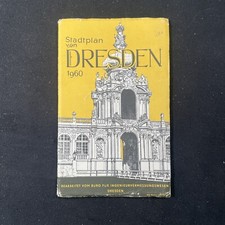 DDR Stadtplan Dresden 1960 DDR