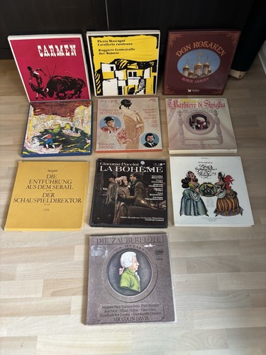 10x opern boxen kassetten - 10x,