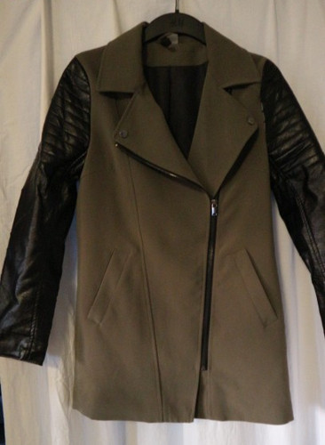 Blazer viskose 36 - viskose, oliv