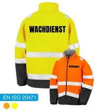 WACHDIENST Softshell Warnjacke