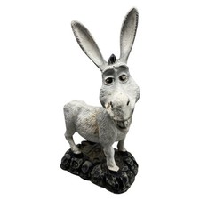 Shrek Esel Statue Garten Figur 47cm Grau Kinofilm Figur Dekoration Nerd Lustig