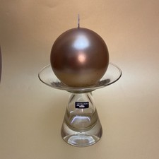 Leonardo Kerzenständer mit Kerze Handmade Vintage