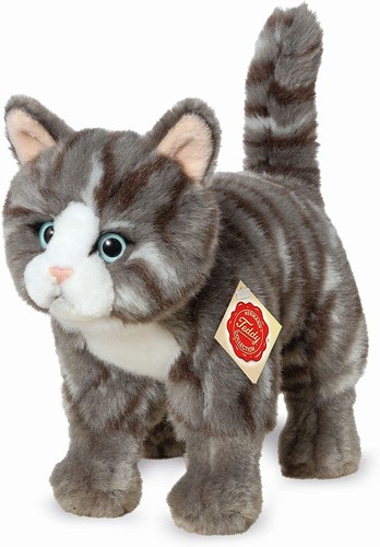 Teddy hermann katze grau - teddy,