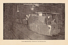 Elektrische Grubenbahn anno 1902 Lokomotive mit 100 PS - Hist. Abb. 1902