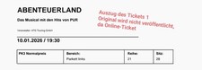 2 Online-Tickets für das
