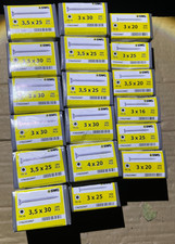 Holzschrauben Restposten Marke SWG / 18 Packungen / H2SimReg4K3