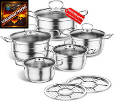 Topfset Aus Edelstahl, Großes