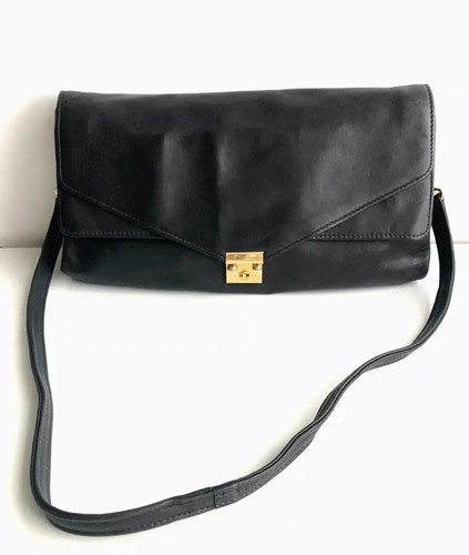 Vintage leder handtasche - leder, /