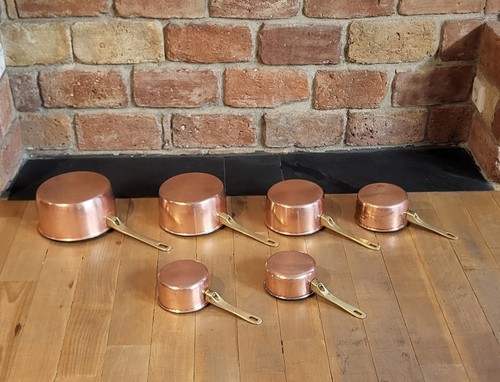 6er set kupfer - kupfer, töpfe