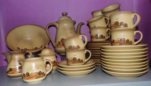 Keramik kaffee service - keramik, 12