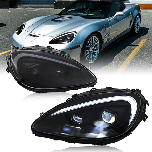 Schwarz led scheinwerfer set - led,