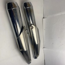 Moto Guzzi 750 V7 Nevada Classic Auspuffanlage Exhaust Endtopf R/L G3404