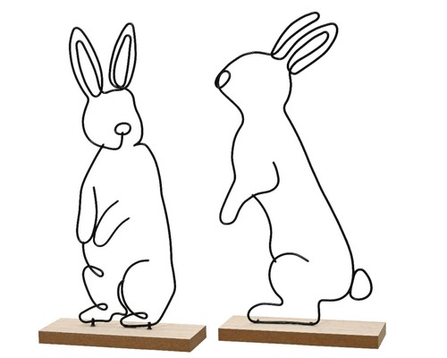 Dekofigur osterhase 29cm - 1,