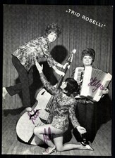 Trio Roselli Autogrammkarte Original Signiert ## BC 15178