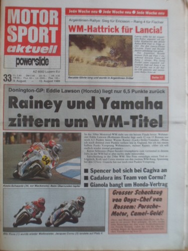 Motor sport aktuell 1989 - motor,