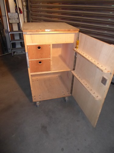 Werkzeugwagen holz mobil - werkzeugwagen, holz,