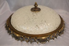 antike  Deckenlampe  Deckenleuchter Kronleuchter Plafoniere  Ø 48 cm restauriert