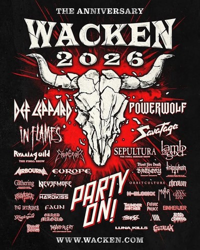 Wacken open air 2026 - open, 2x