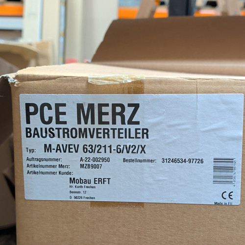 Pce merz baustromverteiler - merz,