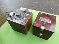 WW2 RAF Flugzeug Ausrüstung Kontaktsender plus Kristallfunk