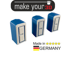 H0 Toiletten Set 1:87 3x