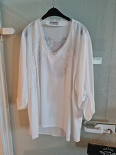 Traum Tunika von PIMENT ROUGE XXL zum Lagenlook creme