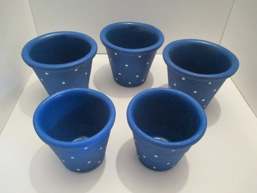 Blumentopf keramik ton blau - keramik/ton,