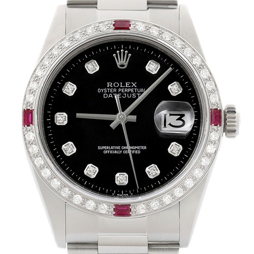 Rolex datejust schwarzer - datejust,