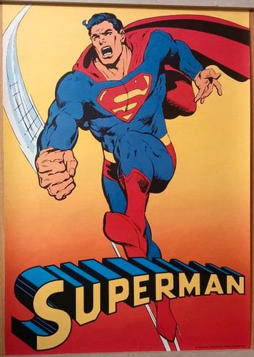 Superman poster 1974 - superman, neu