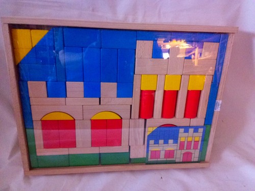 Holzspielzeug baukasten burg - holzspielzeug,