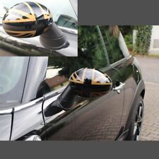 SPIEGELKAPPEN Verkleidung UNION JACK GOLD für MINI COOPER R55 R56 R57 R58 R59