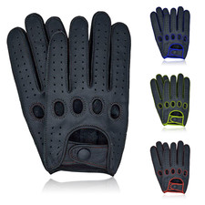 Lederhandschuhe Fahren klassisch Vintage altes Auto Chauffeur stilvoll Fahion Kleid