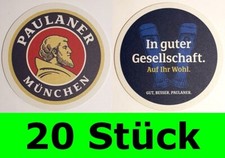 20 Stück Bierdeckel Paulaner München Bar Theke Tresen Party Gesellschaft